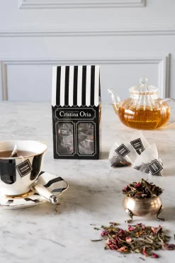 Té Verde Pétalos De Rosa 15 Pirámides Co