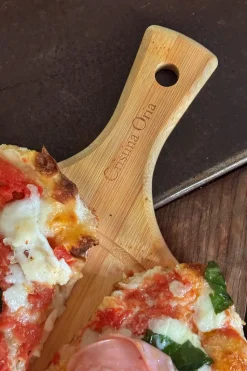 Tabla De Bambú Especial Para Pizza