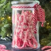 Tarro Con Bastones De Caramelo Especial Navidad
