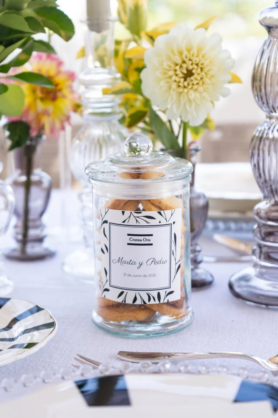 Tarro De Bretonas Personalizado Especial Bodas