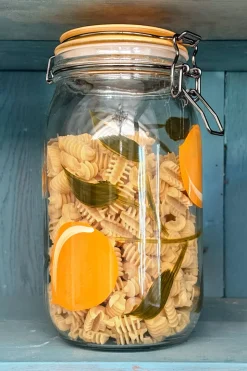 Tarro De Cristal Con Tapa Diseño Limones