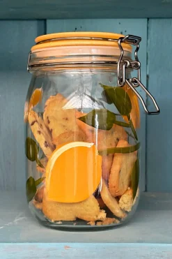 Tarro De Cristal Con Tapa Diseño Limones