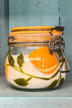 Tarro De Cristal Con Tapa Diseño Limones
