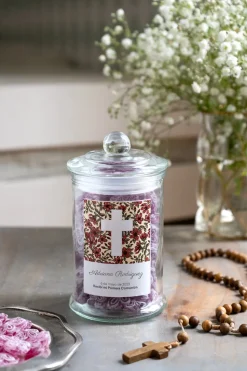 Tarro De Violetas Personalizado Especial Comuniones