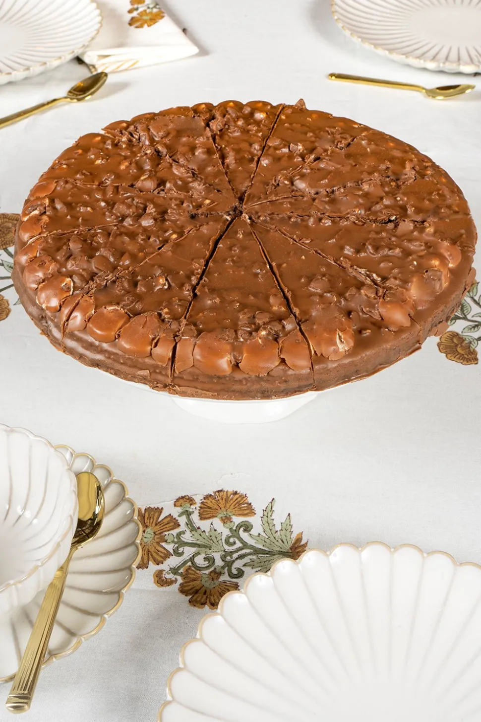 Tarta De Chocolate Toblerone (Sin Gluten) Preparada