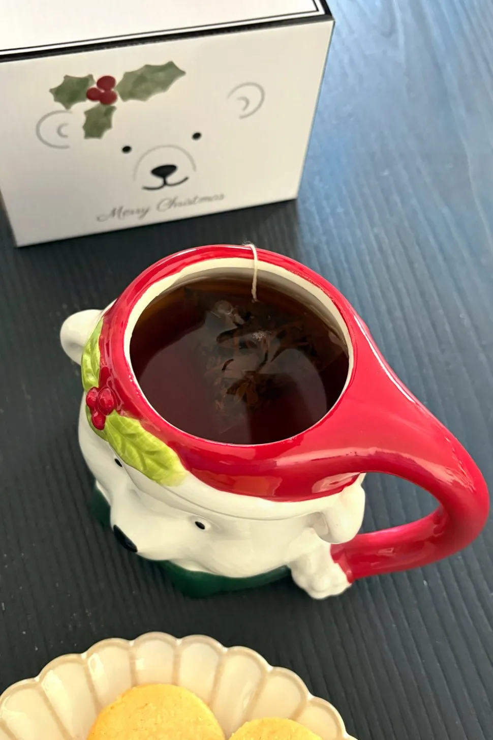 Taza Con Diseño De Oso Polar Navidad
