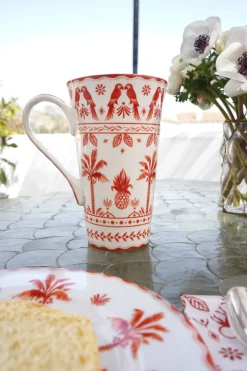 Taza de Porcelana con Diseño Exotic Vibes