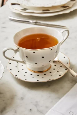 Taza Y Plato Consomé Puntos Cristina Oria