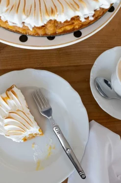 Tenedor De Postre Plateado Cristina Oria