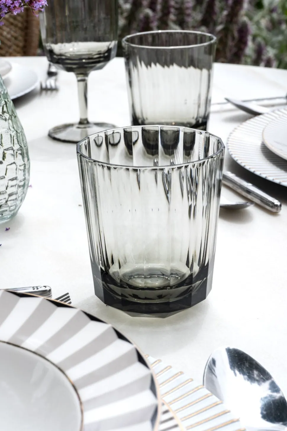Vaso Acrílico Gris