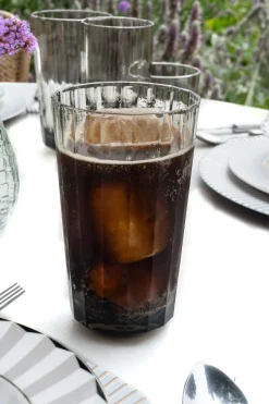 Vaso Acrílico Gris Grande