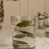 Vaso Cristal Hojas Otoño
