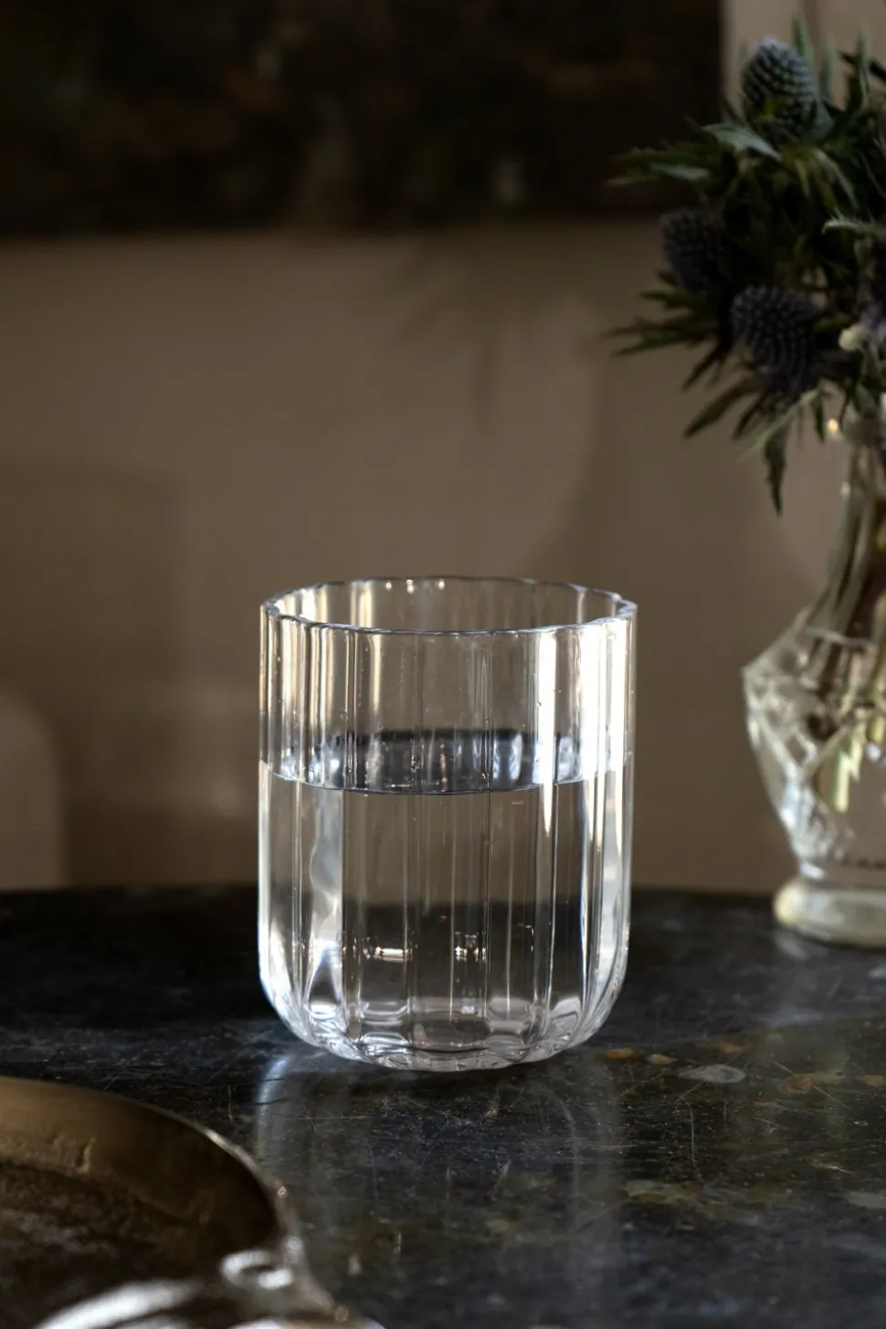 Vaso Cristal Ondas Pequeño