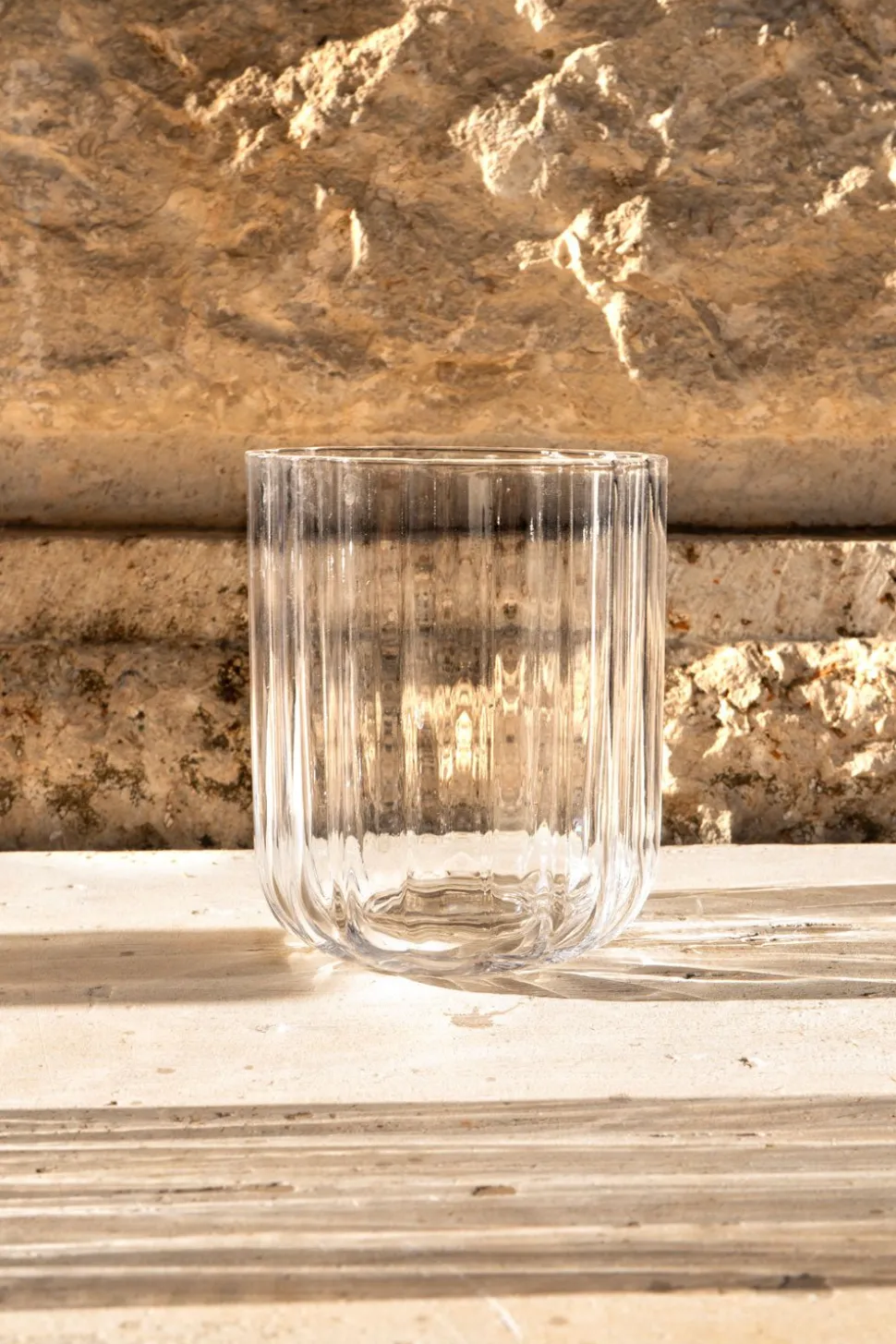 Vaso Cristal Ondas Pequeño