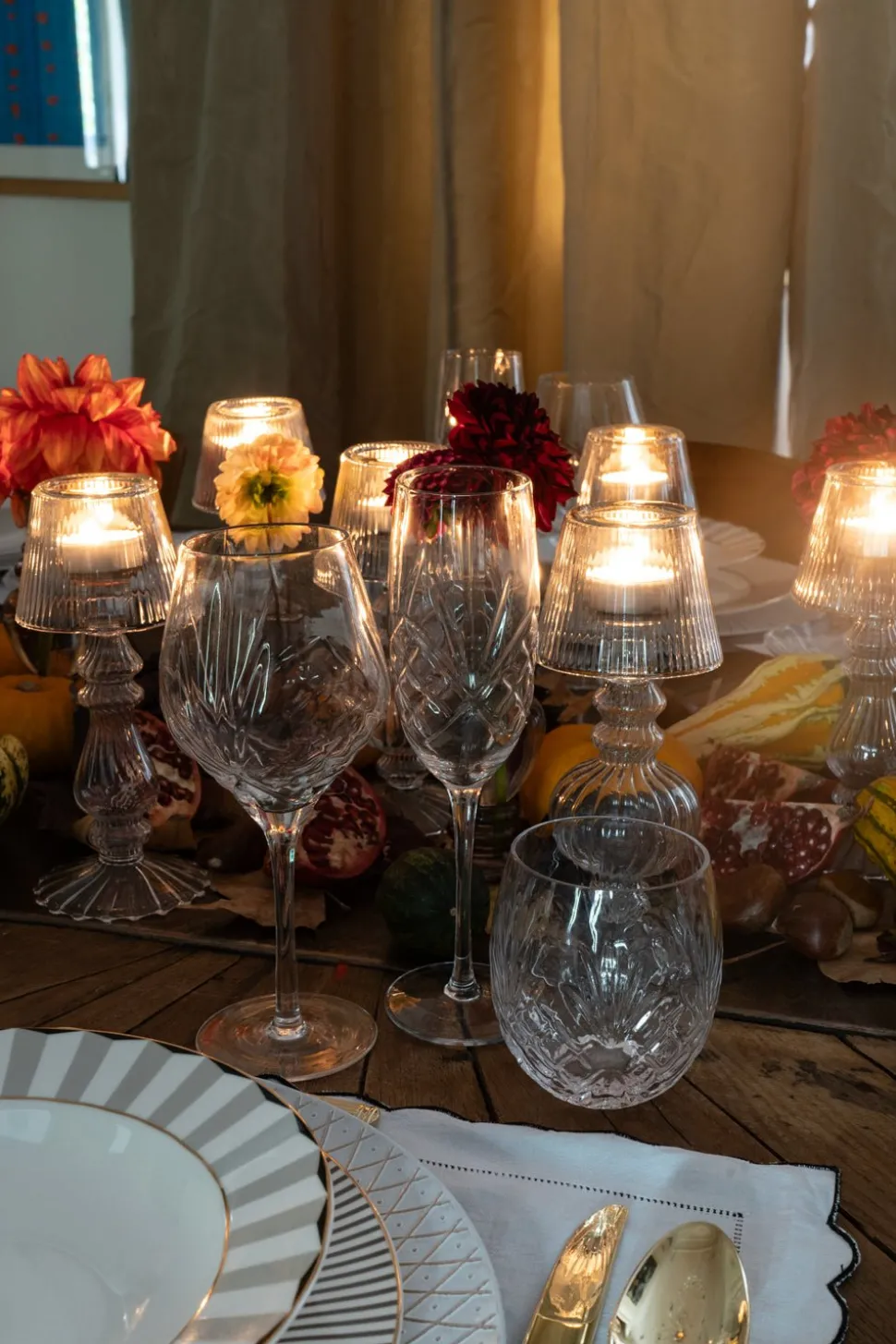 Vaso Cristal Oval Pequeño Espiga