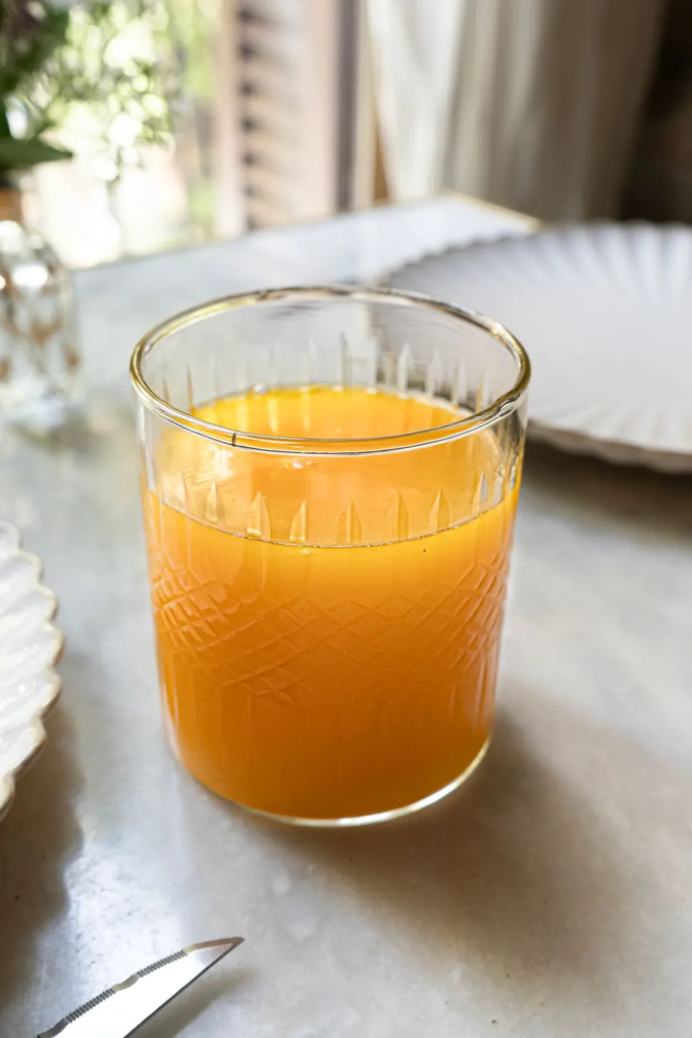 Vaso Cristal Tallado Rombos