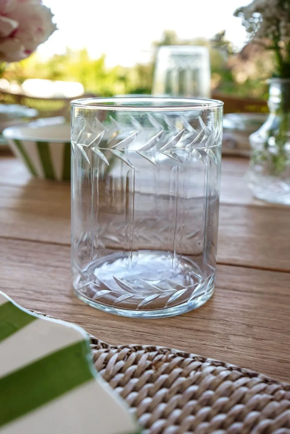 Vaso Grande Cristal Tallado