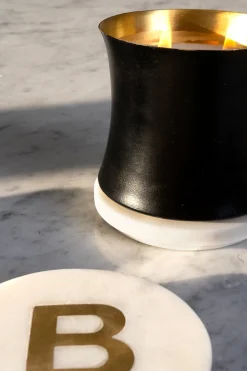 Vela Con Tapa De Mármol