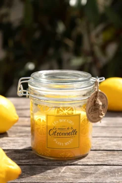 Vela Con Tapa Y Aroma A Citronela