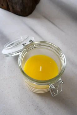 Vela Con Tapa Y Aroma Limones