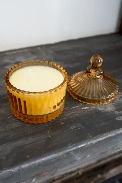 VELA CON TARRO DE CRISTAL