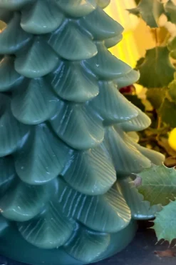 Vela LED Con Diseño De Árbol