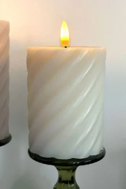 Vela LED Diseño Espiral