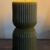 Vela LED Diseño Ondas Verde