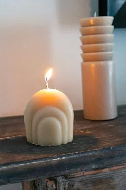 Vela Ovalada Con Relieve
