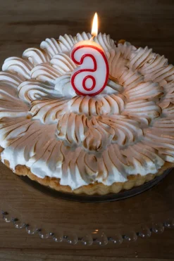 Velas Cumpleaños Blancas y Rojas Pequeñas