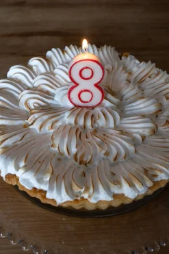 Velas Cumpleaños Blancas y Rojas Pequeñas