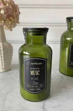 Velas Medianas Perfumadas Con Tapa Negra En Frasco De Vidrio